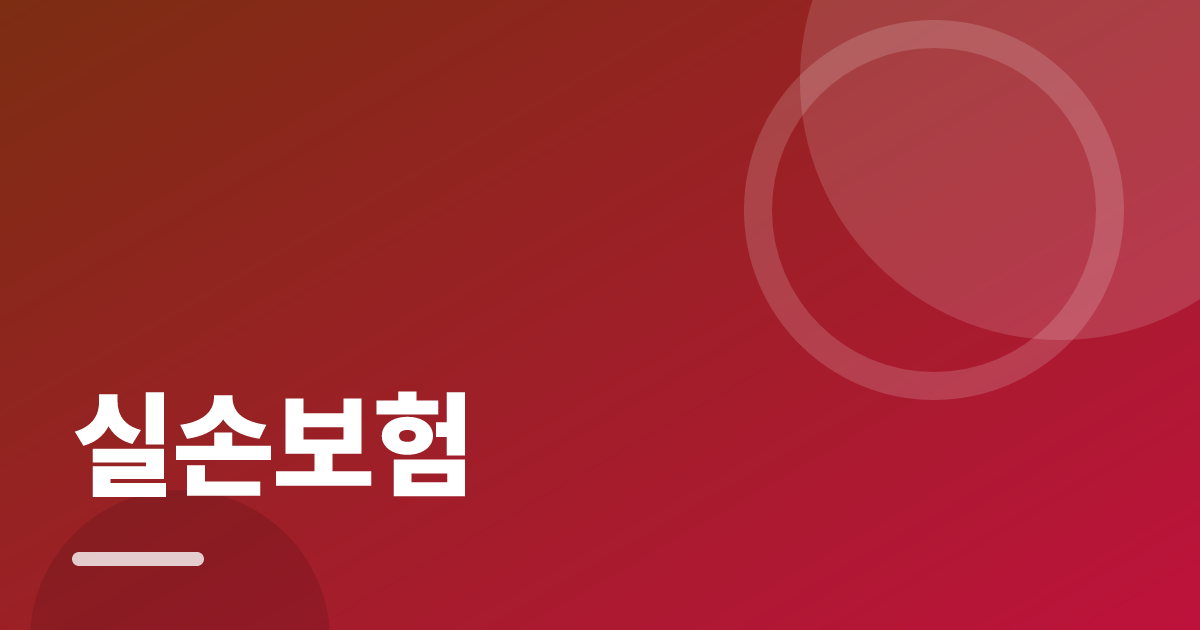 실손보험 조건별 비교 기준과 확인 순서 실전 정리 대표 이미지